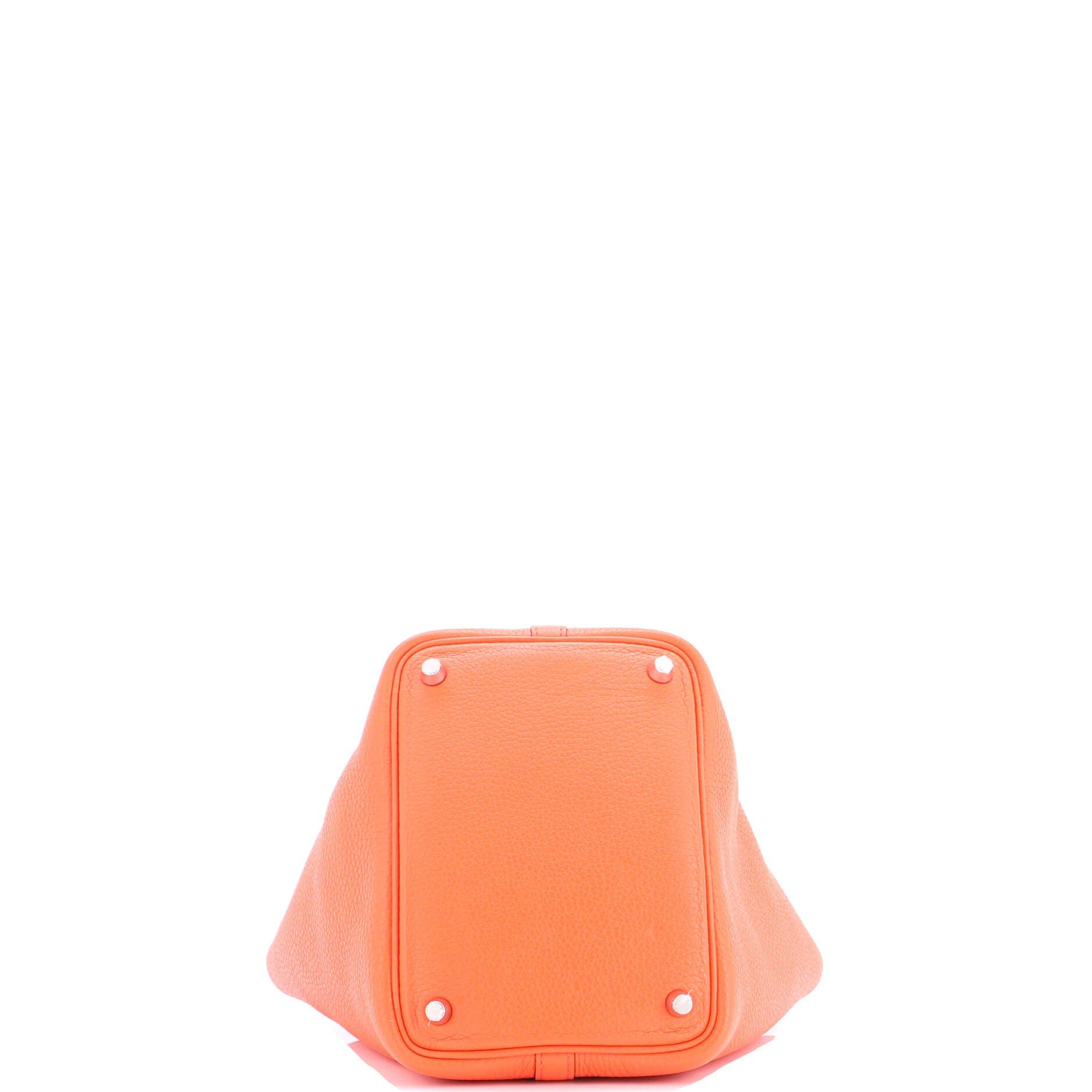 Pre-Owned Hermes Picotin Lock Bag Clemence PM, Alternate, color, Orange Poppy