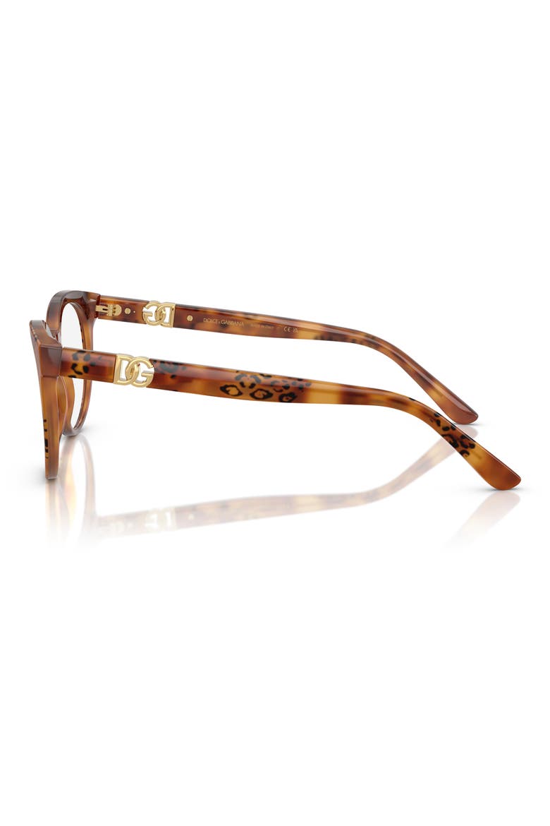 52mm Round Optical Glasses, Alternate, color, HAVANA