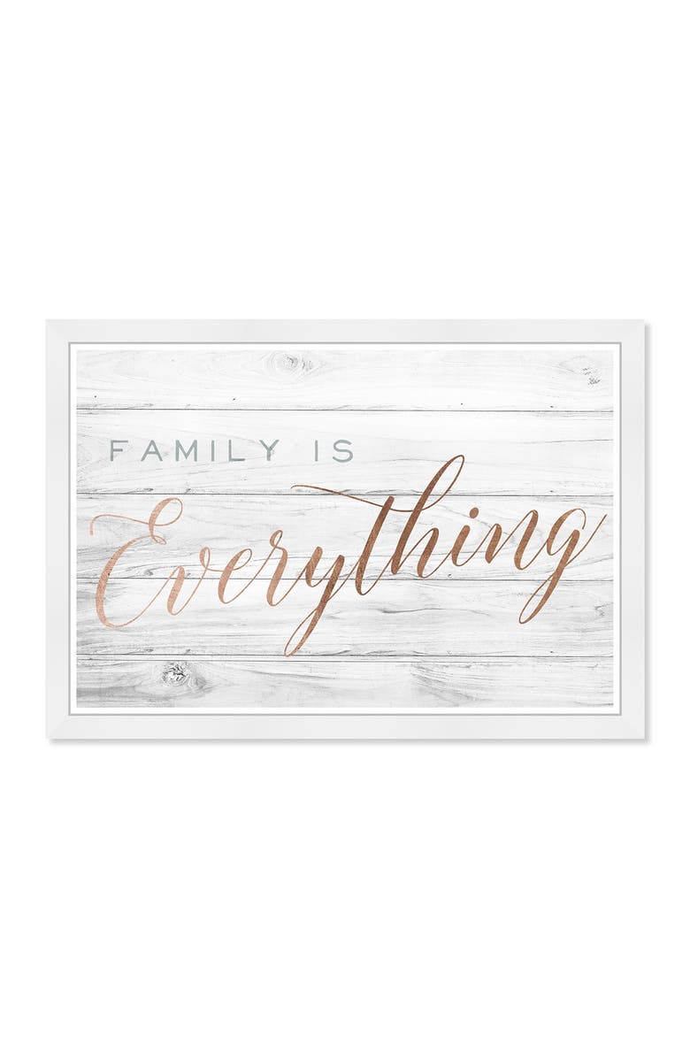 Wynwood Studio Family is Everything Bronze Framed Wall Art, Alternate, color, 