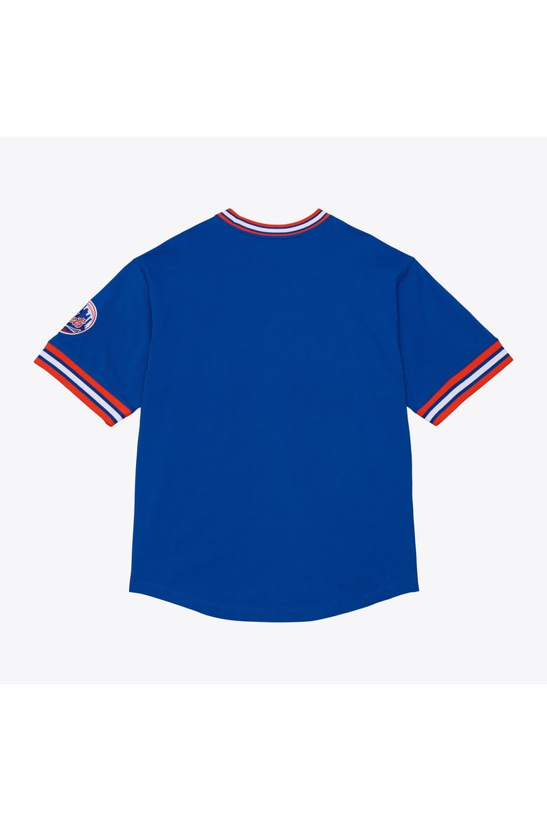Men's Mitchell & Ness  Royal New York Mets Wild Pitch Ringer T-Shirt, Alternate, color, Royal