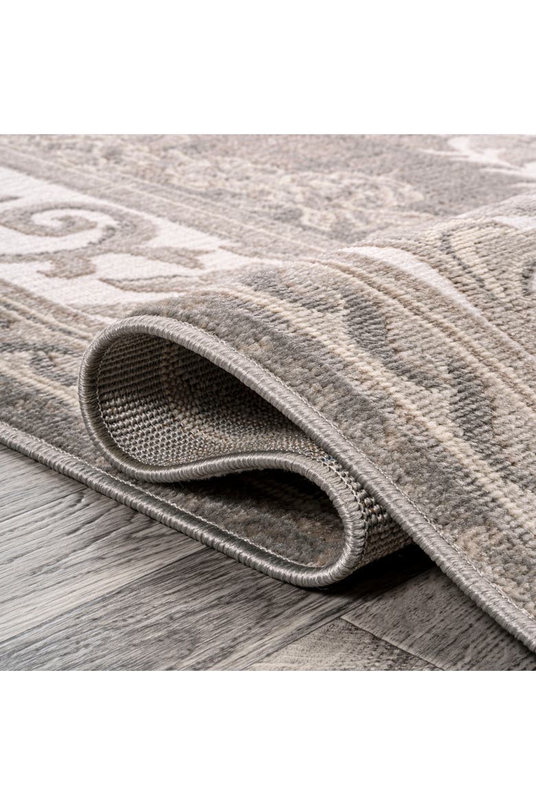 Rosalia Cottage Medallion Area Rug, Alternate, color, Beige/Ivory