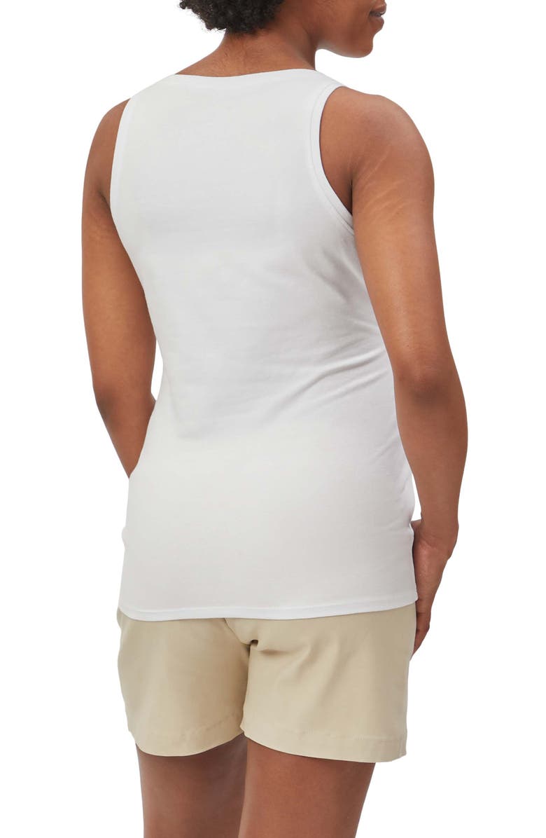 Stowaway Collection Pleated Maternity Tank, Alternate, color,