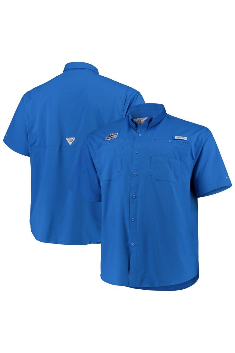 Men's Columbia Royal Florida Gators Big & Tall Collegiate Tamiami Button-Down Shirt, Alternate, color, Royal