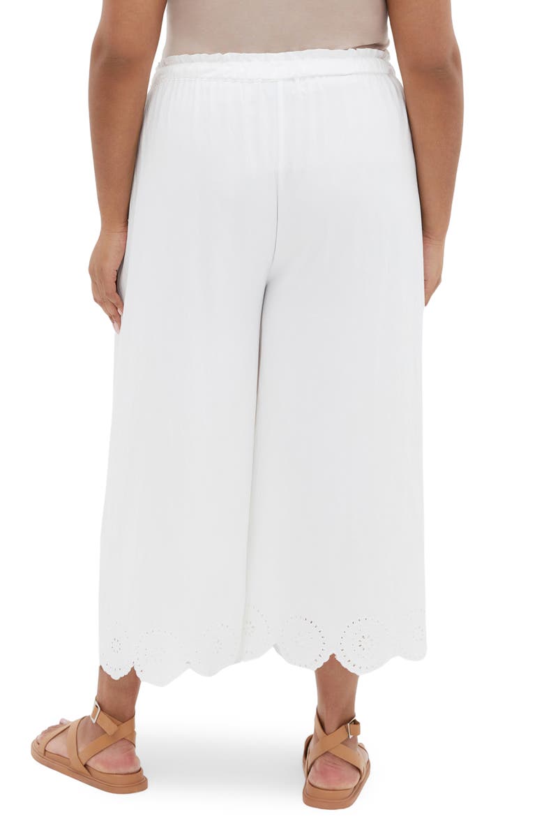 City Chic Alaia Drawstring Pants, Alternate, color, Ivory