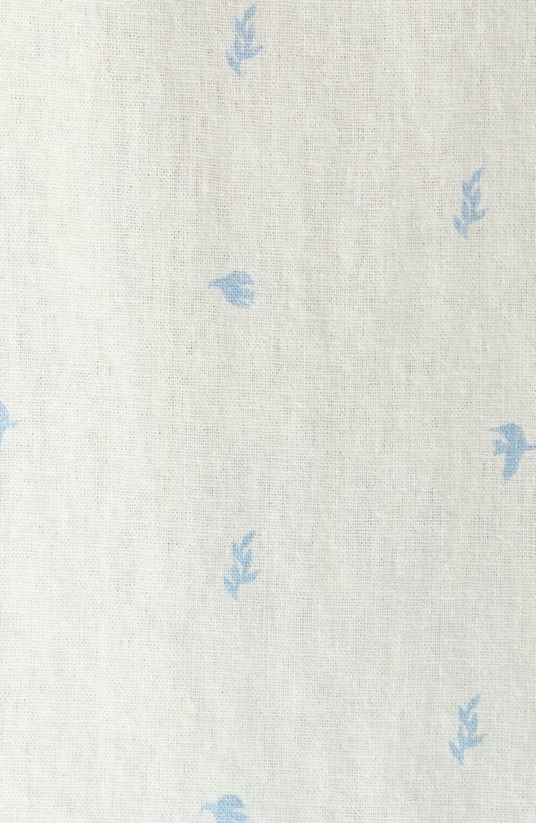 Museum of Peace & Quiet Doves Cotton Camp Shirt, Alternate, color, White