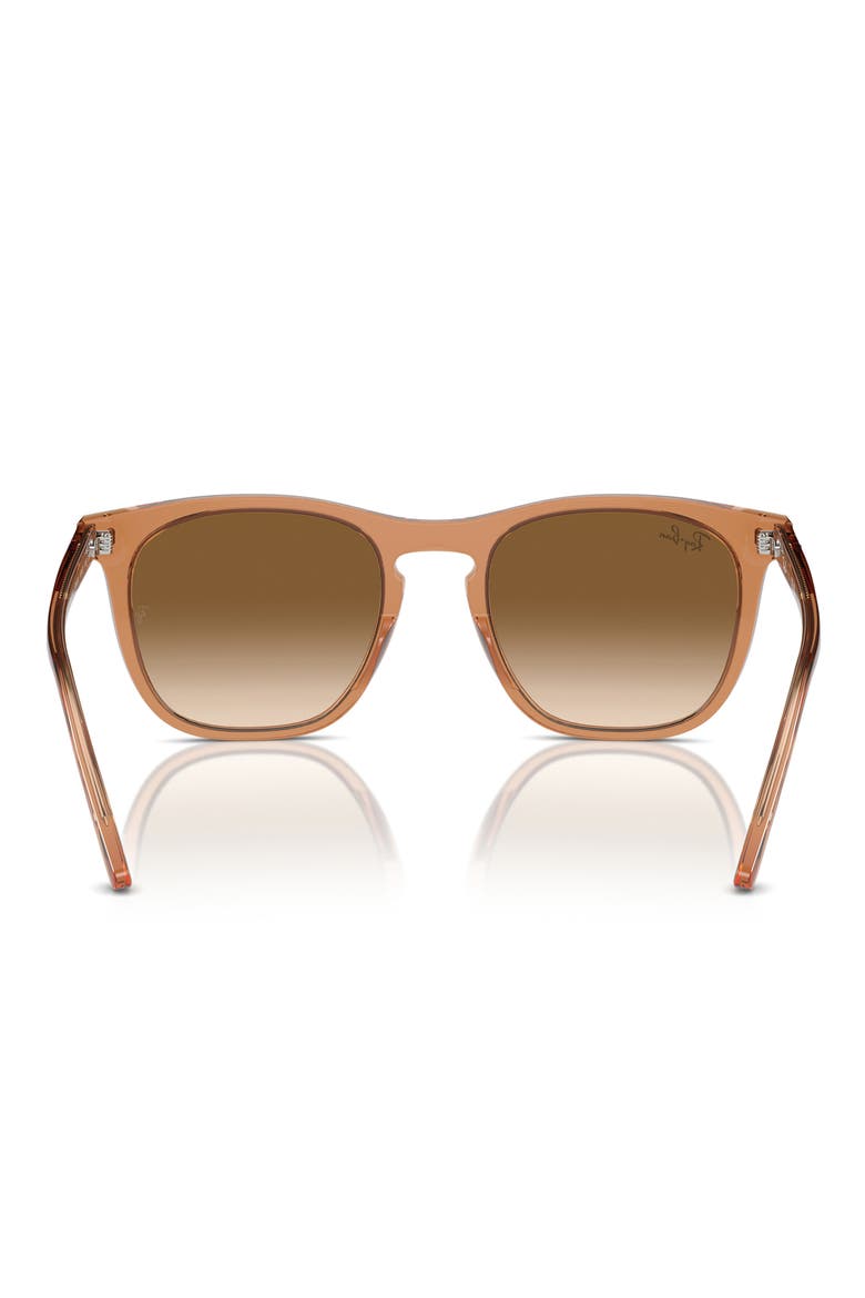 53mm Gradient Square Sunglasses, Alternate, color, BLUSH TRANSPARENT