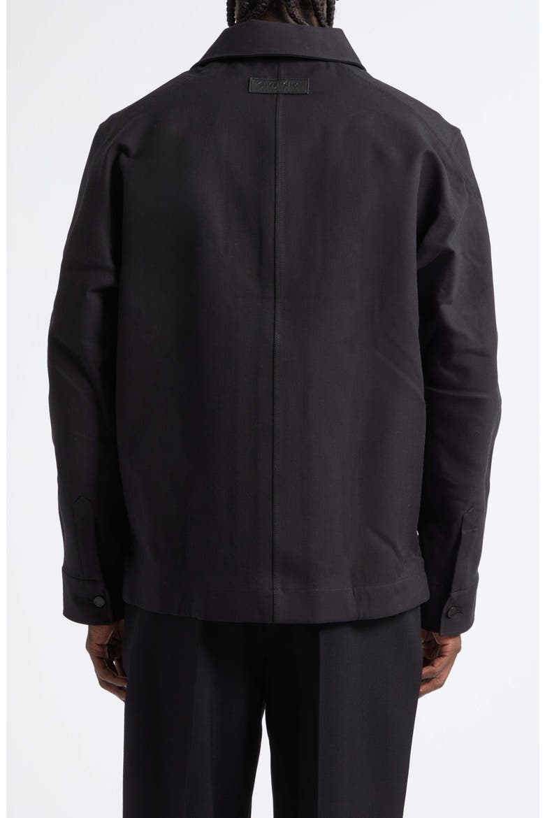 Couture Seam Overshirt, Alternate, color, BLACK