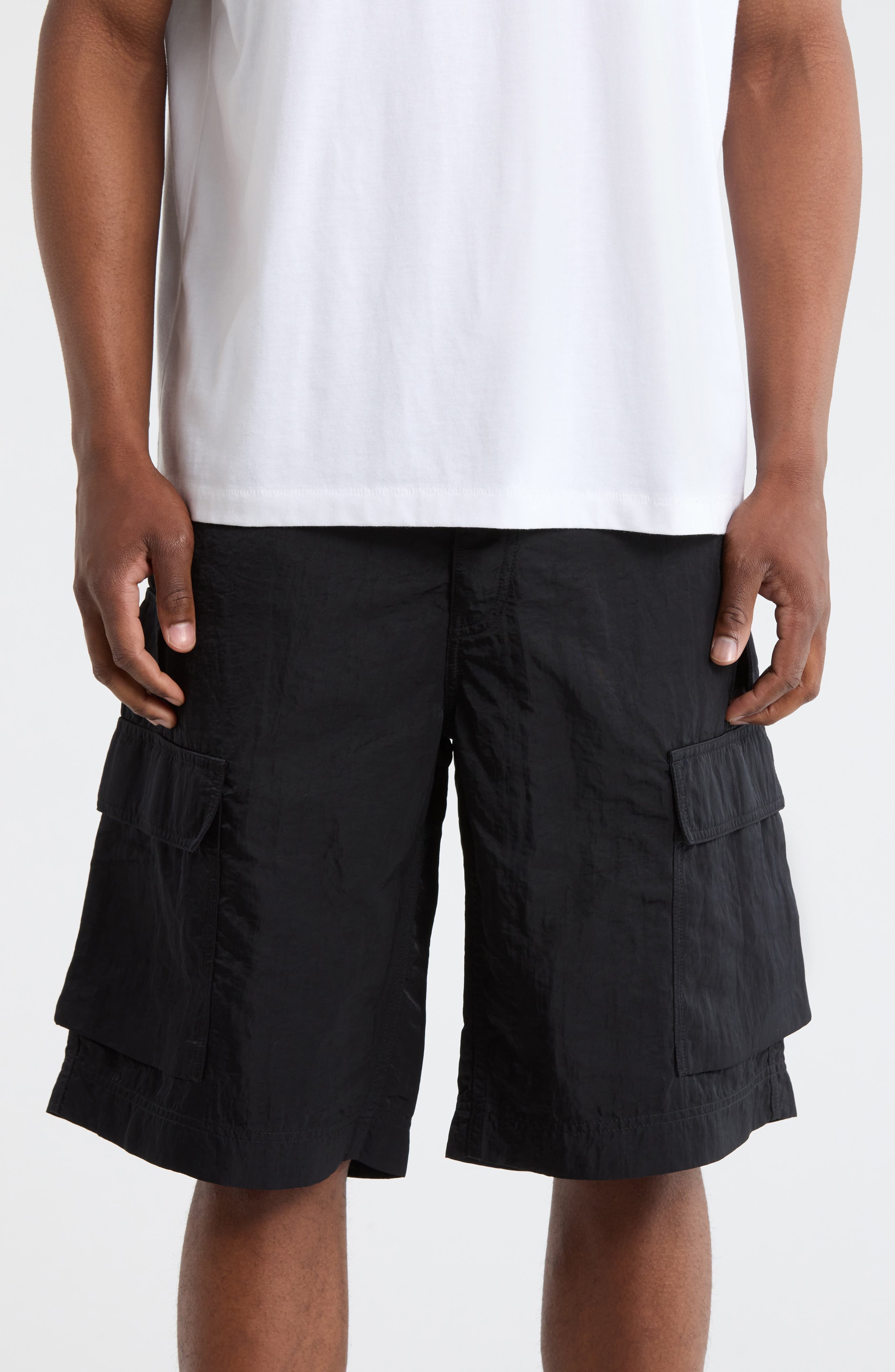 PURPLE BRAND Solid Cargo Shorts