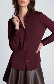 Kenneth Cole Long Sleeve Button Front Shirt