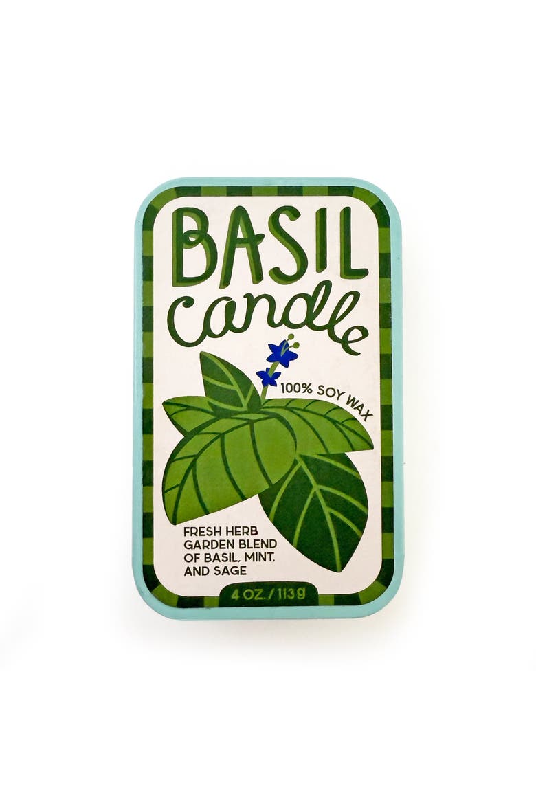 Basil & Lemon Candle Set of 2, Alternate, color, Green