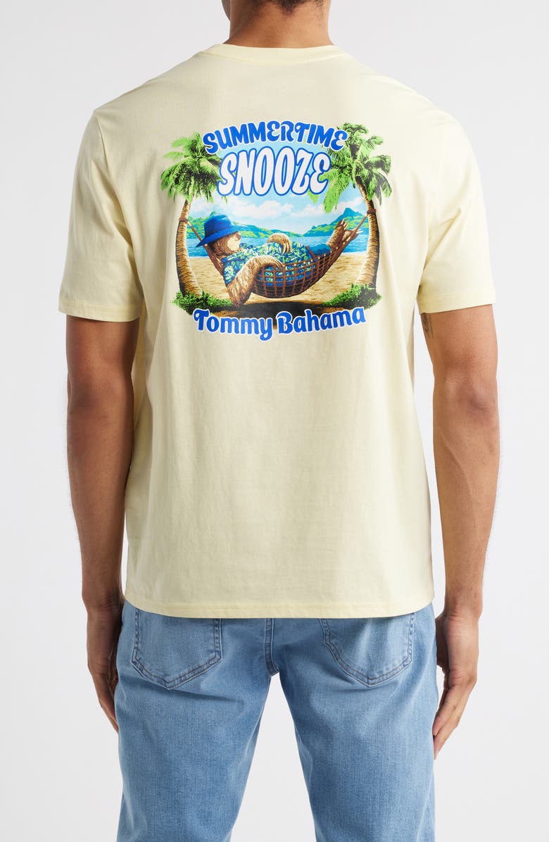 Tommy Bahama Summertime Snooze Cotton Graphic T-Shirt, Alternate, color, Light