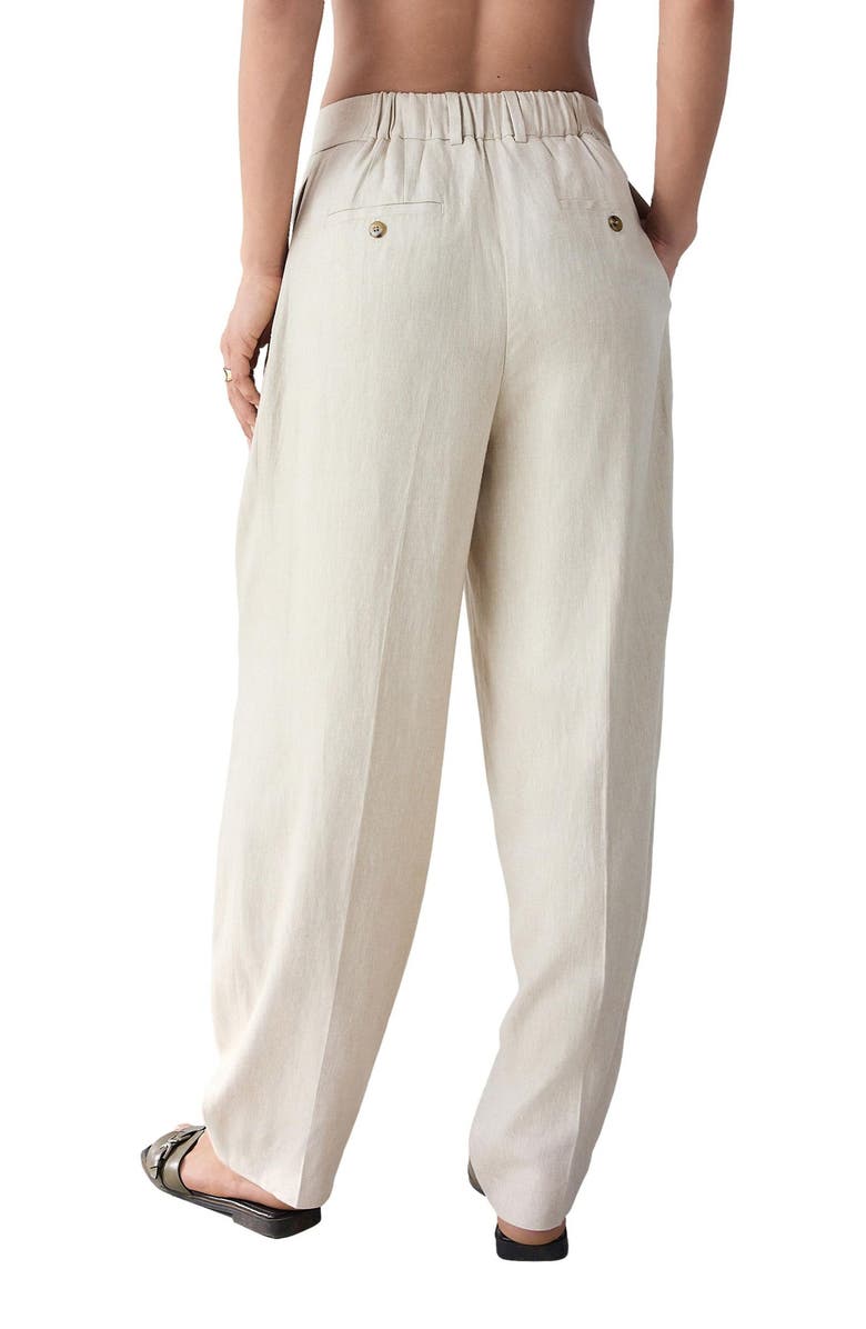NEXT Tapered Wide Leg Pants, Alternate, color, Neutral