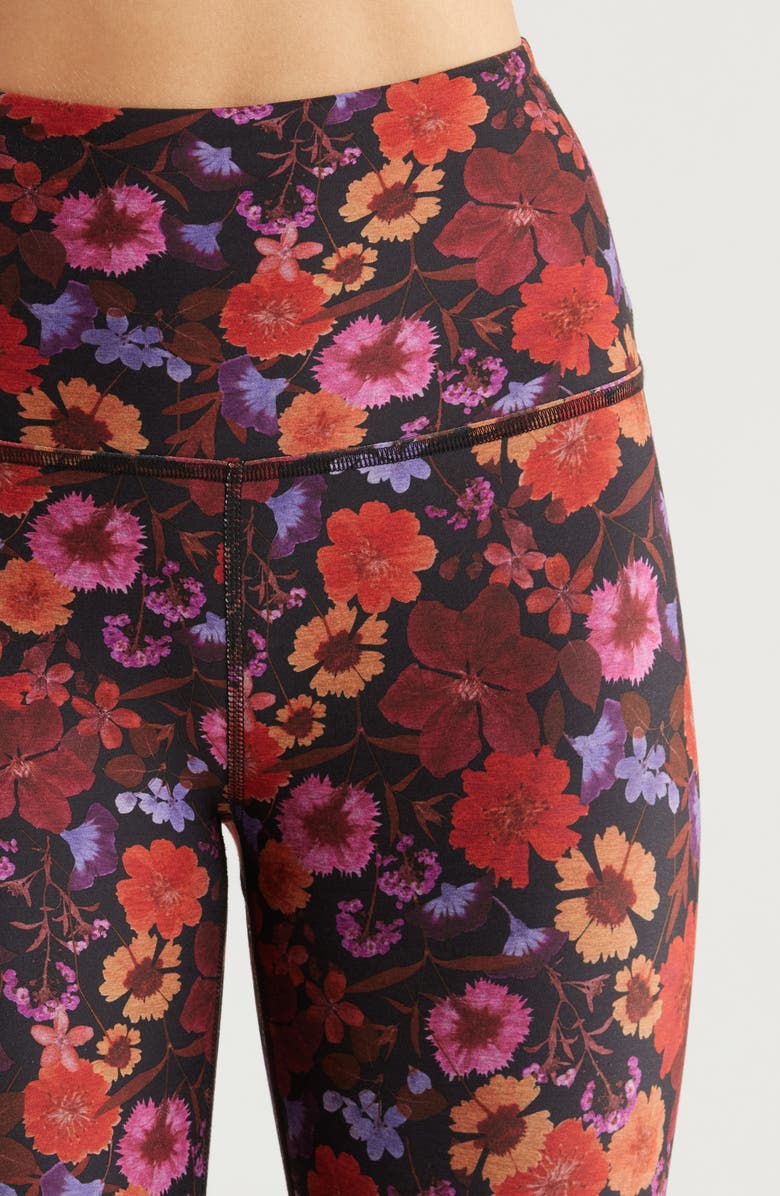 Beyond Yoga SoftMark Caught in the Midi High Waist Leggings, Alternate, color, Summer Bouquet