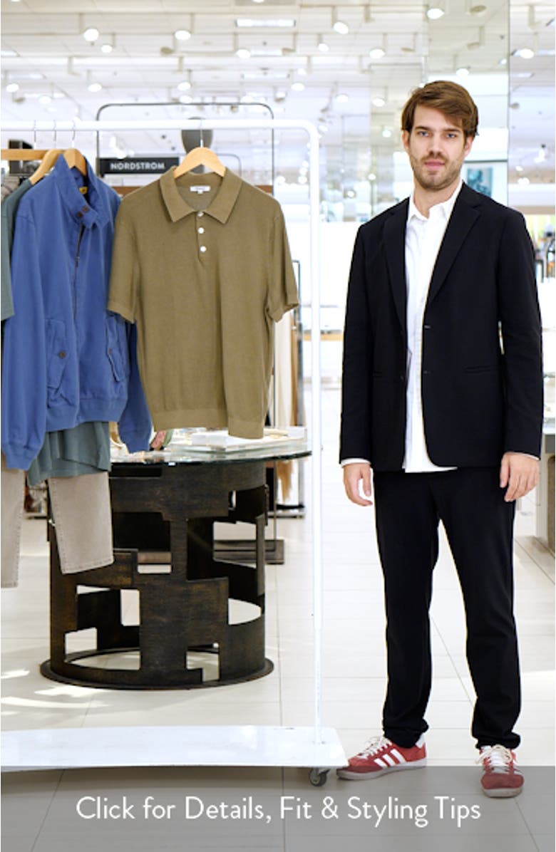 Garment Dyed Three Button Polo Sweater, sales video thumbnail