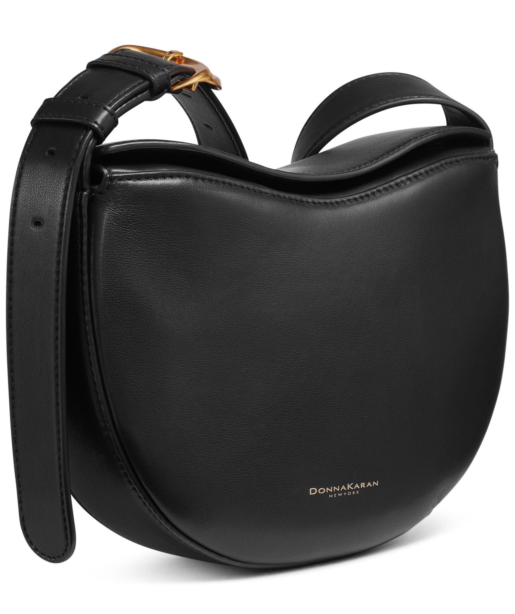 Donna Karan New York Valley Stream Crossbody, Alternate, color, Black/Gold