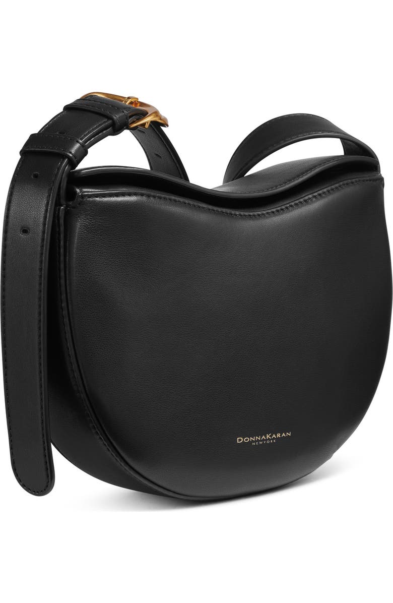 Donna Karan New York Valley Stream Crossbody, Alternate, color, Black/Gold