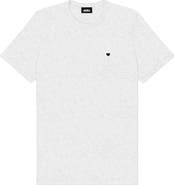 Dalix Mens Lil Heart Midweight Cotton Tee
