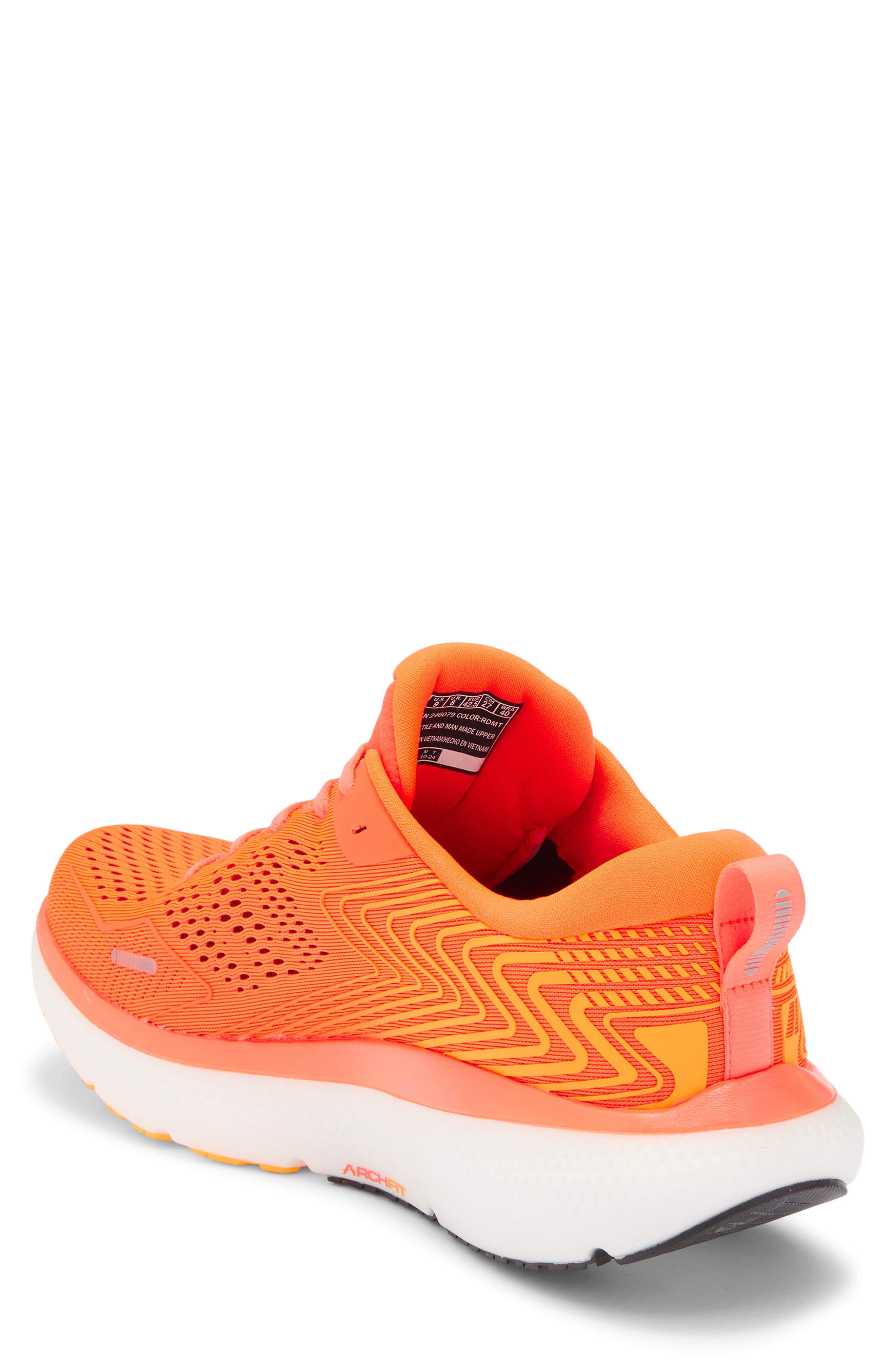 GO RUN Max Ride 11 Running Shoe, Alternate, color, RED MULTI