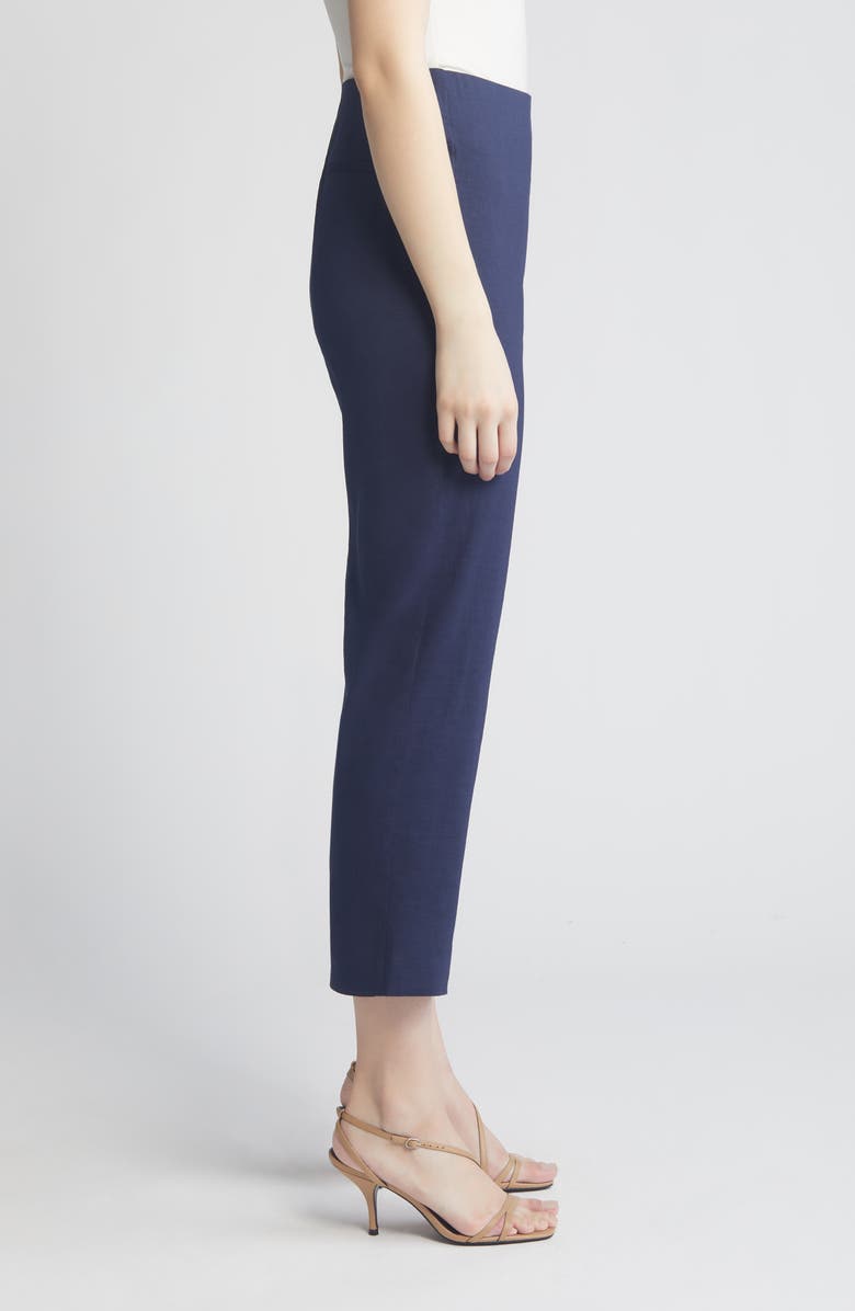 KOBI HALPERIN Tori Linen Blend Pants, Alternate, color, Navy