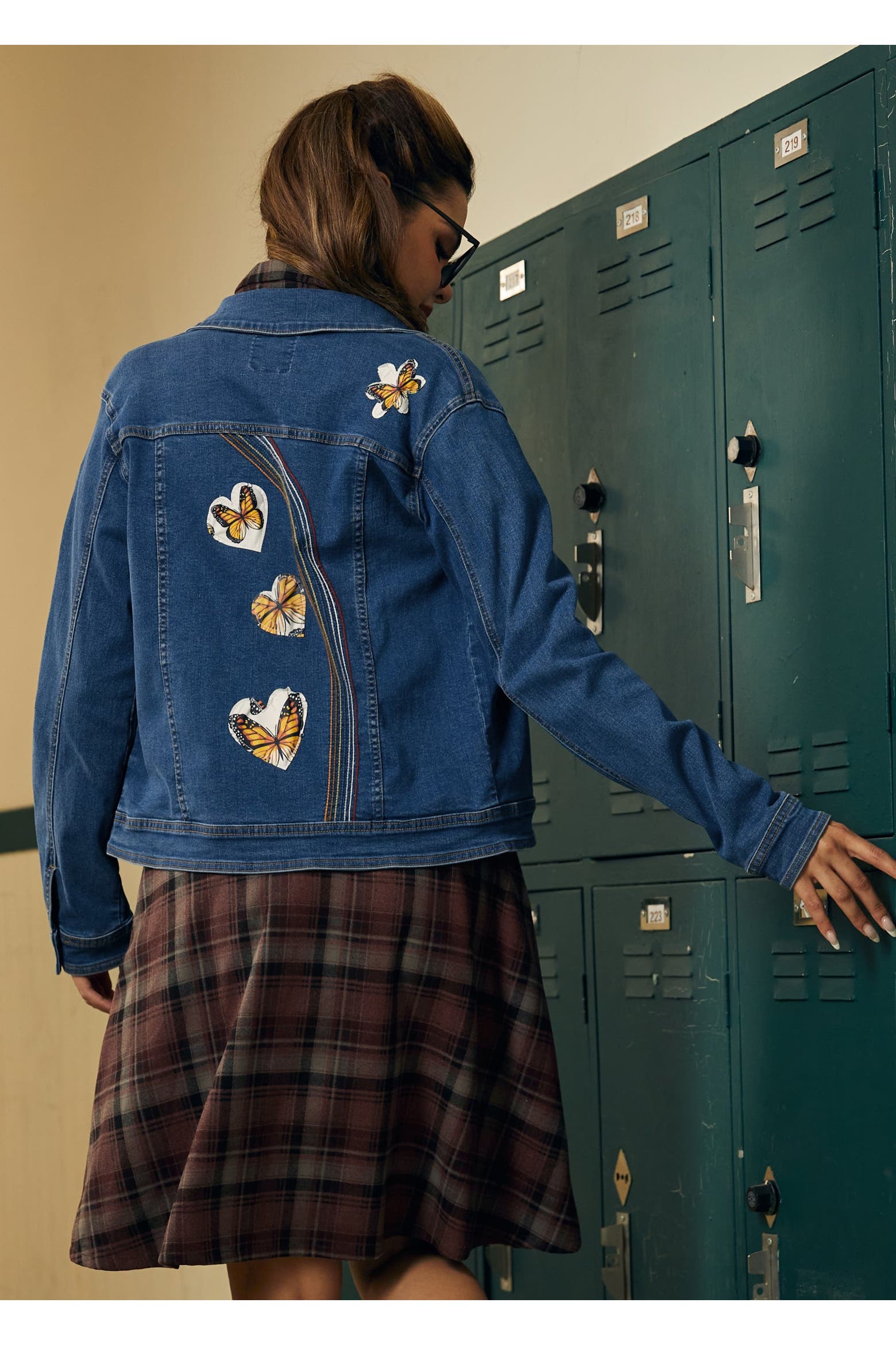 Modcloth Customer Service ModCloth Over the Rainbow Denim Jacket (Women) | Nordstrom