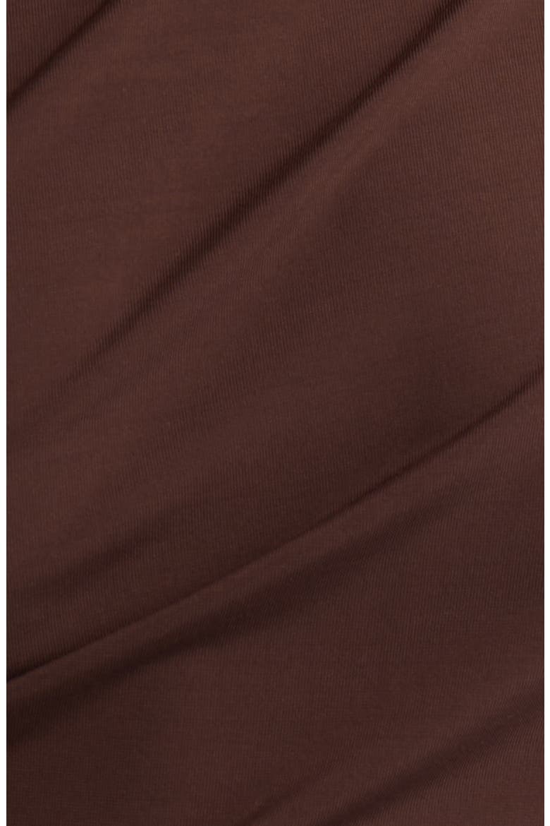 Anya One-Shoulder Knit Top, Alternate, color, CHOCOLATE
