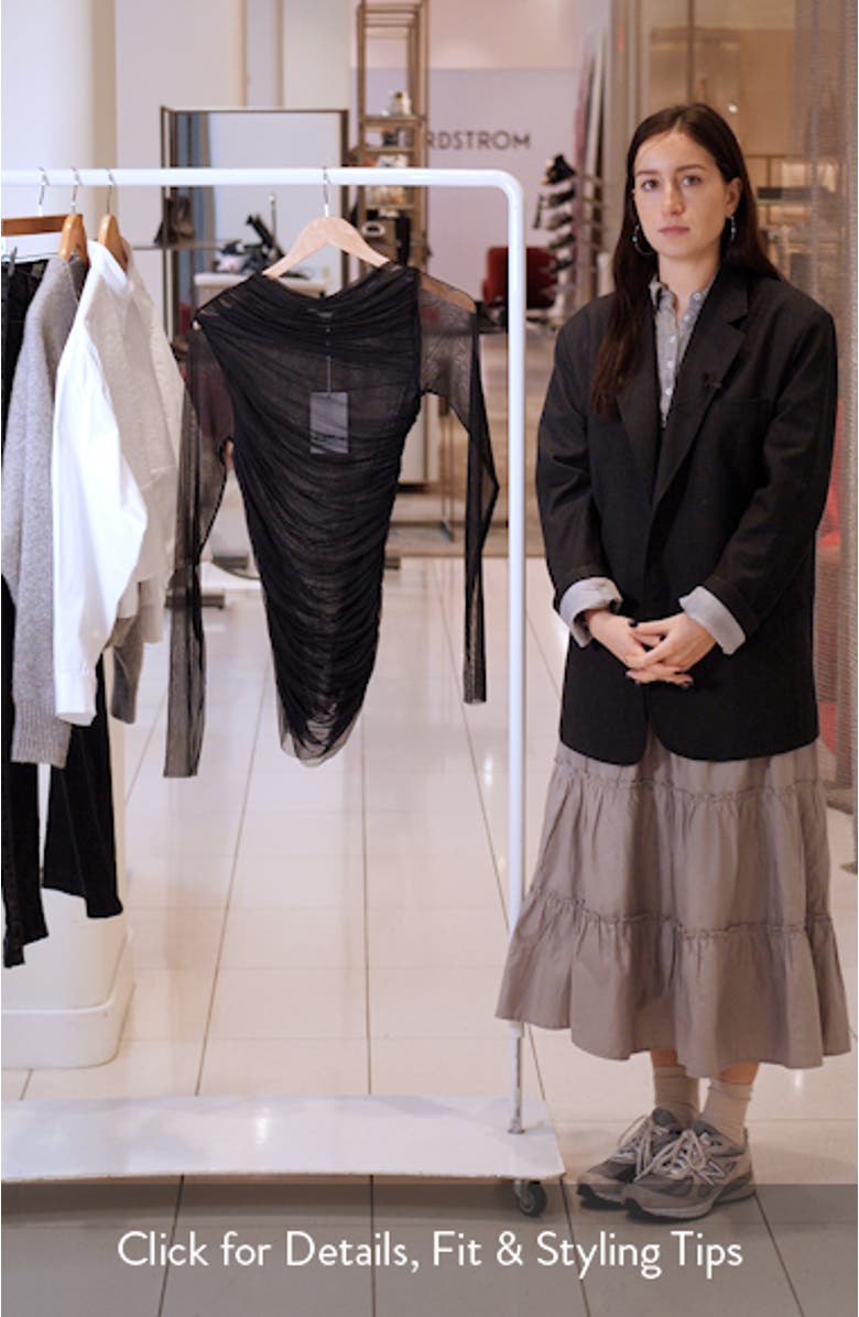 The Draped Sheer Top, sales video thumbnail