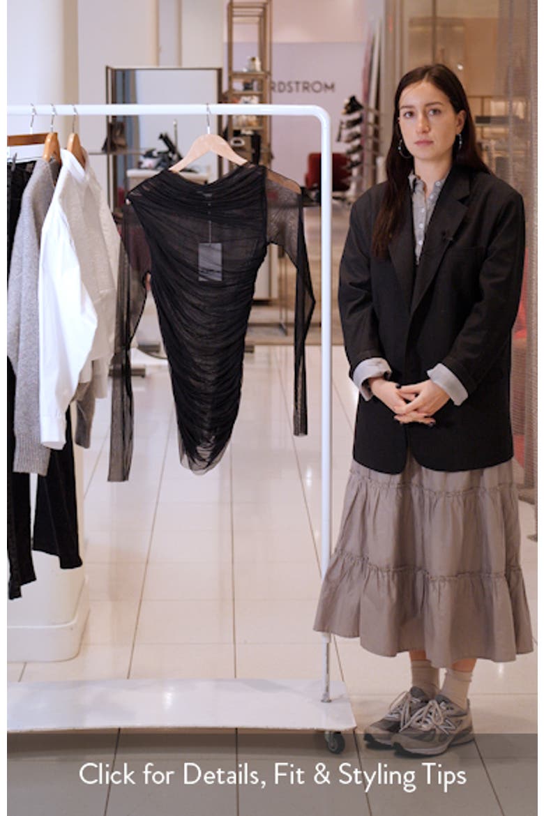 The Draped Sheer Top video