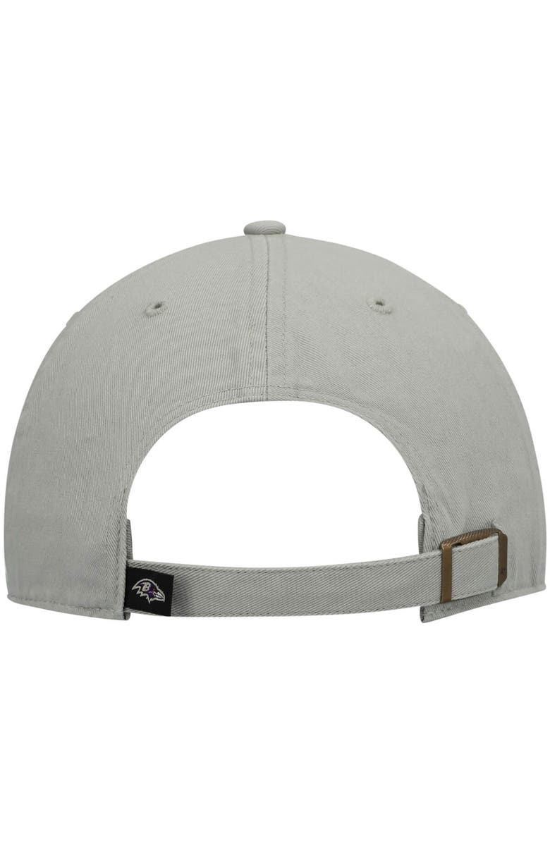 '47 Men's '47 Gray Baltimore Ravens Clean Up Adjustable Hat, Alternate, color, Gray