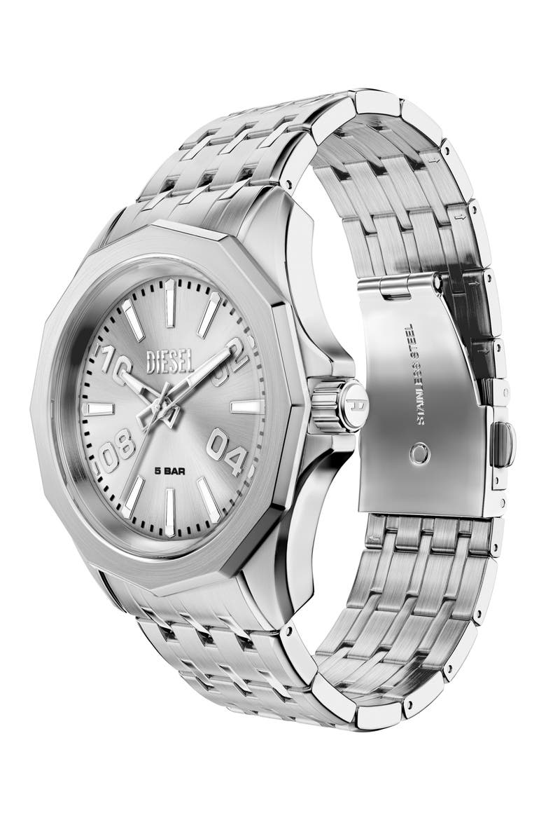 Stinger Bracelet Watch, 44mm, Alternate, color, SILVER
