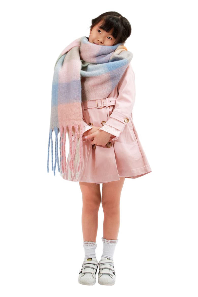Miss Sunshine Trench Coat, Alternate, color, Blush Pink