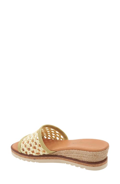 Andre Assous André Assous Nessie Platform Wedge Sandal In Pistachio