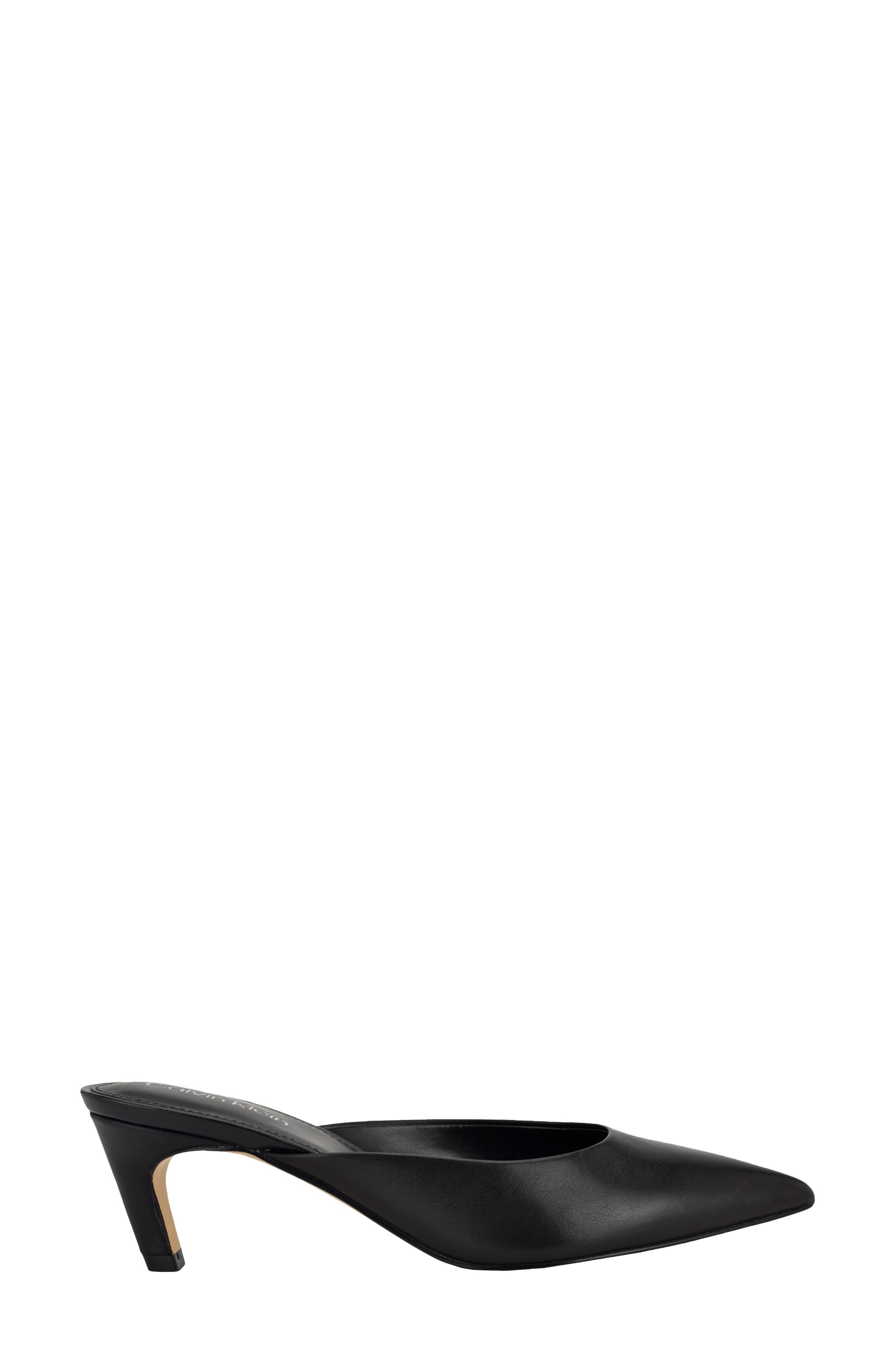 Calvin Klein Kalyn Pointed Toe Kitten Heel Mule, Alternate, color, 