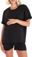 Accouchée Anytime Anywhere Side Zip Maternity/Nursing T-Shirt