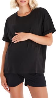 Accouchée Anytime Anywhere Side Zip Maternity/Nursing T-Shirt