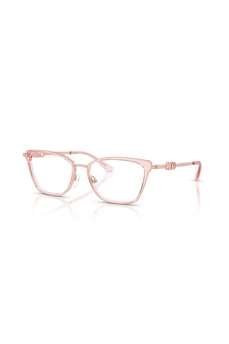 49mm Rectangle optical glasses, Main, color, Pink