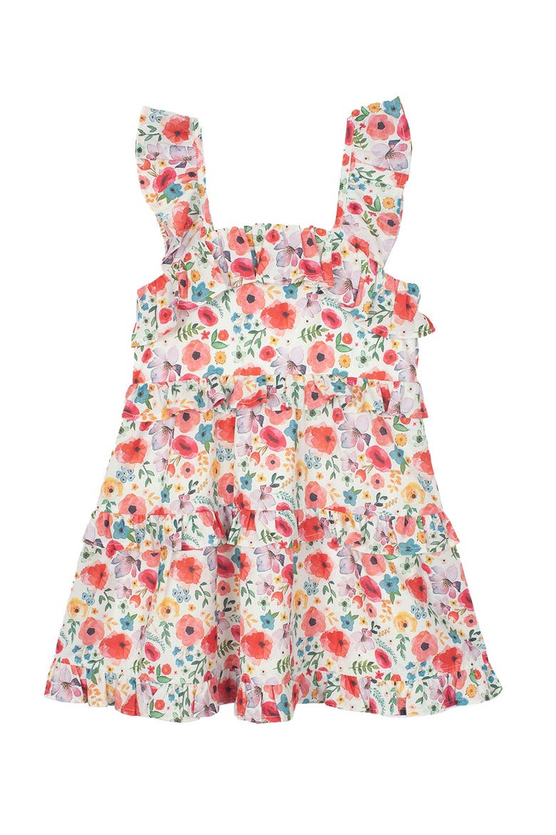 Dancing Petals Dress, Alternate, color, Brown