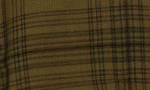 Scotch & Soda Textured Plaid Button-up Shirt In Green