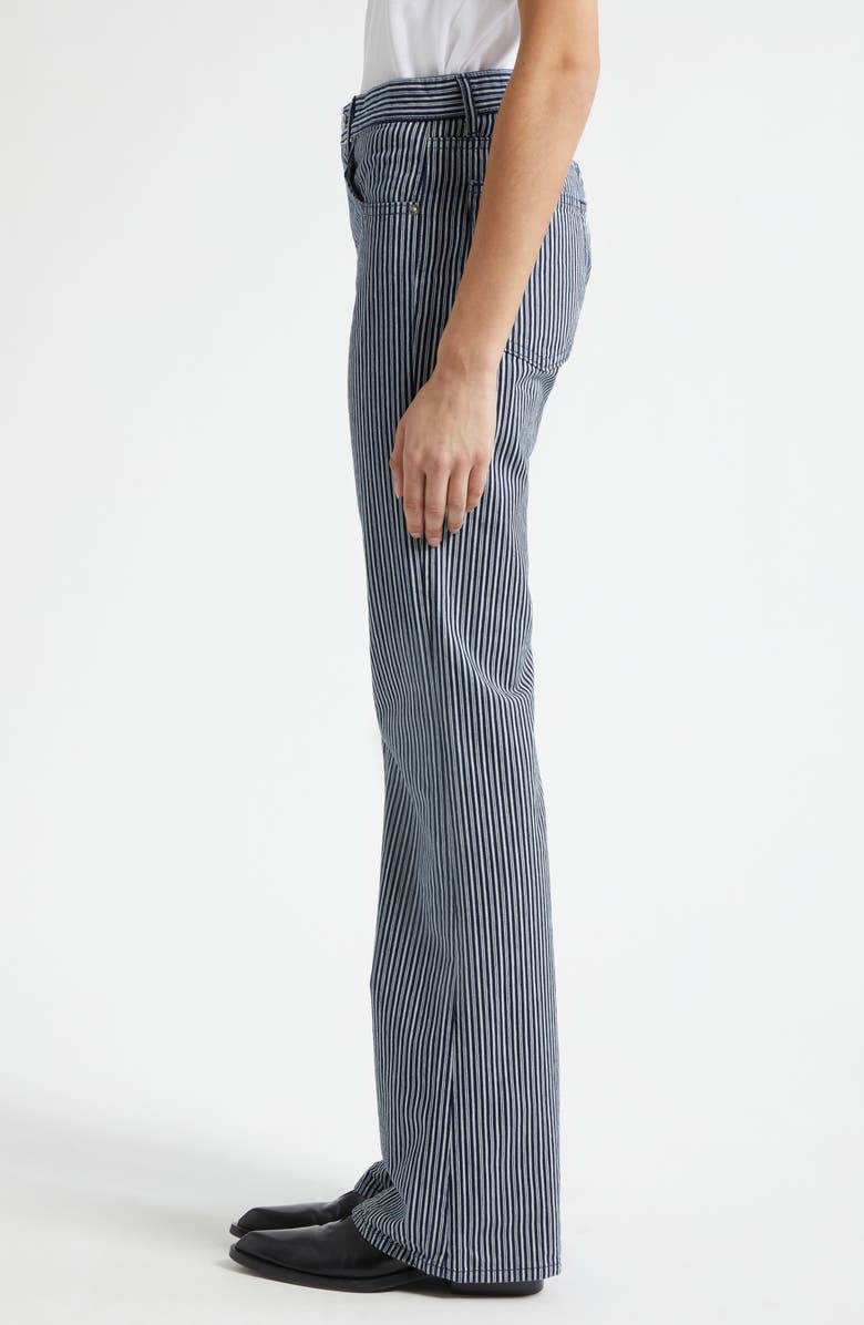 Nili Lotan Celia Stripe Jeans, Alternate, color, Railroad Stripe Rinse