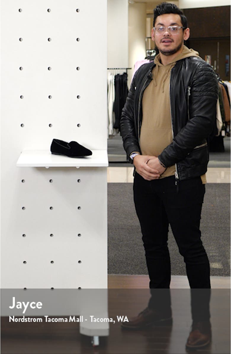 Starling Faux-Fur Lined Genuine Calf Hair Loafer, sales video thumbnail