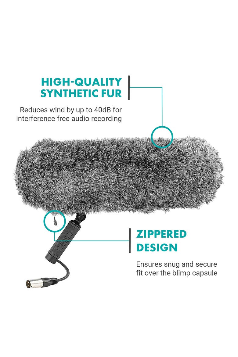 BWS1000 Blimp Wind & Vibration Protection System for Shotgun Microphones, Alternate, color, Black