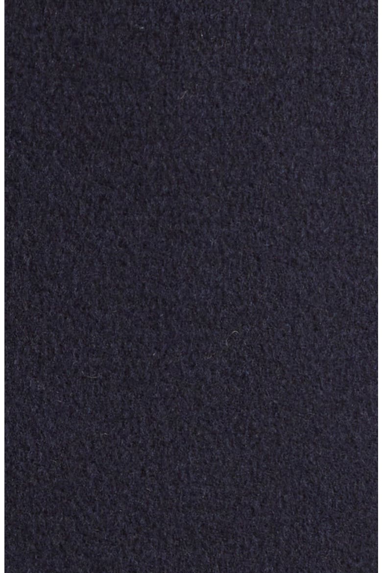Cles Virgin Wool Blend Belted Coat, Alternate, color, NAVY