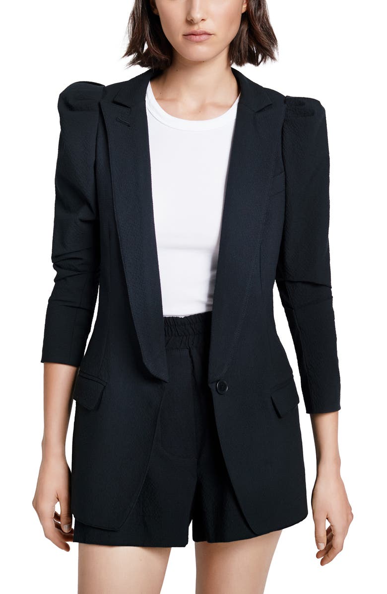 Smythe Scrunch Sleeve Blazer, Main, color,