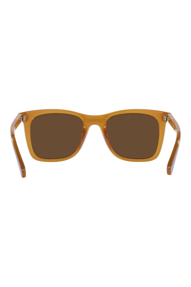 51mm Gradient Square Sunglasses, Alternate, color, YELLOW