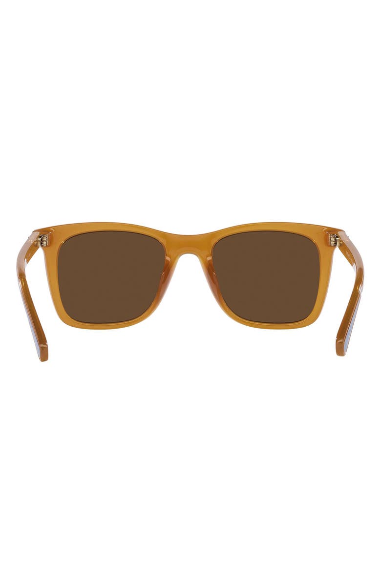COACH 51mm Gradient Square Sunglasses, Alternate, color, Yellow