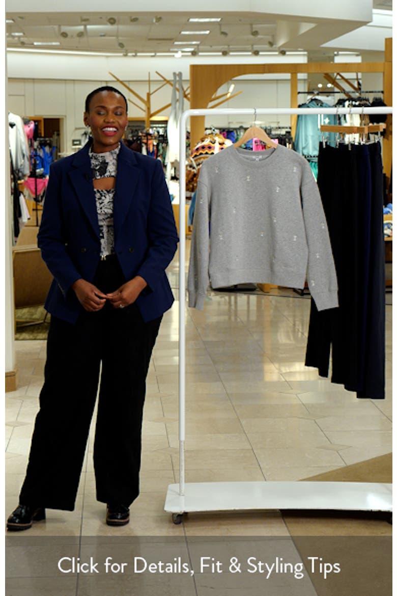 Ramona Martini Embroidered Cotton Sweatshirt video
