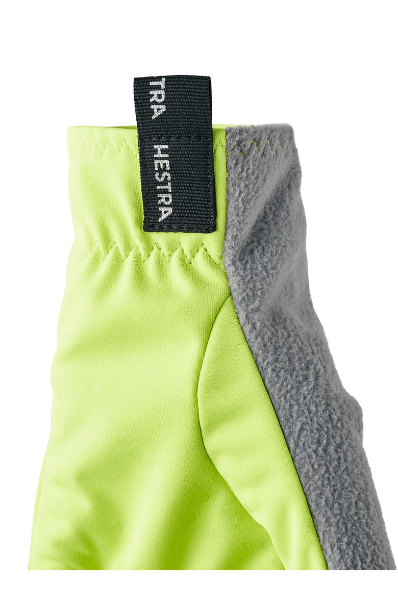 Hestra Runners Running Gloves, Alternate, color, Yellow High Viz