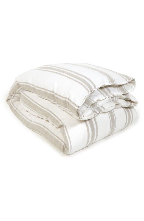 Jackson Stripe Linen Duvet Cover