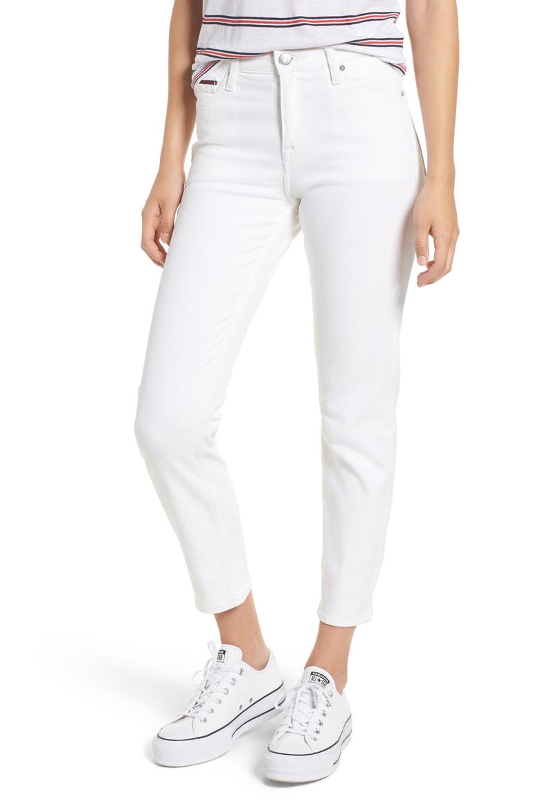 Slim Izzy Jeans, Main, color, NOELLA WHITE MATT COMF
