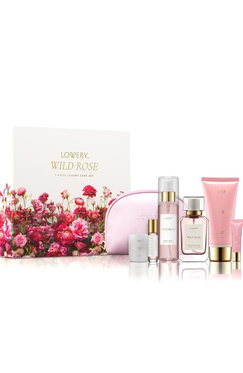 Lovery Wild Rose 7-piece Luxury Gift Set For Women In Pink