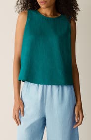 Eileen Fisher Organic Linen Shell